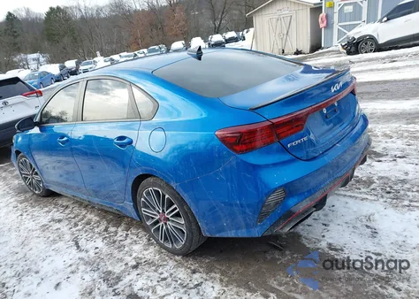 2022 Kia Forte Gt z USA, uszkodzony, nr VIN 3KPF44AC9NE451702
